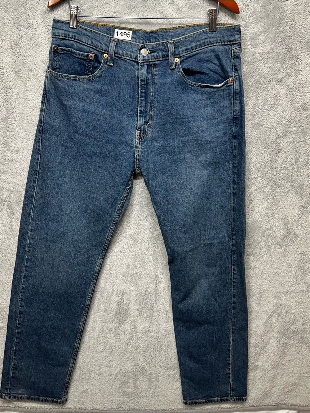 Levi’s 505 Regular Fit Jeans Men’s 36x32 Blue Water<Less Straight Leg Denim